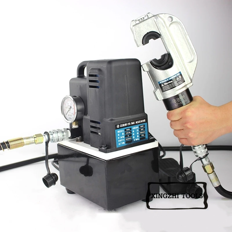 Electric Hydraulic Crimping Tool EP-510H Range 16-400mm2 for crimping AL/ Cu Lugs Cold pressed terminal crimping
Electric Hydraulic Crimping Tool EP-510H Range 16-400mm2 for crimping AL/ Cu Lugs Cold pressed terminal crimping
