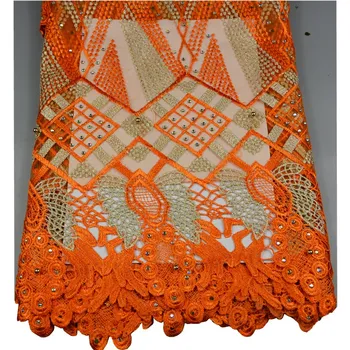 2017 Orange African Cord Lace High Quality French Lace Fabric With Plenty Stones African Lace Fabric For Nigerian Wedding 672B
2017 Orange African Cord Lace High Quality French Lace Fabric With Plenty Stones African Lace Fabric For Nigerian Wedding 672B