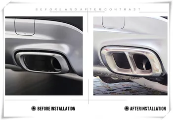 For Mercedes-Benz GLA X156 2015 2016 2017 2018 Stainless Steel Rear Exhaust Muffler Tail End Pipe Cover Trim 2pcs Car Styling
For Mercedes-Benz GLA X156 2015 2016 2017 2018 Stainless Steel Rear Exhaust Muffler Tail End Pipe Cover Trim 2pcs Car Styling
