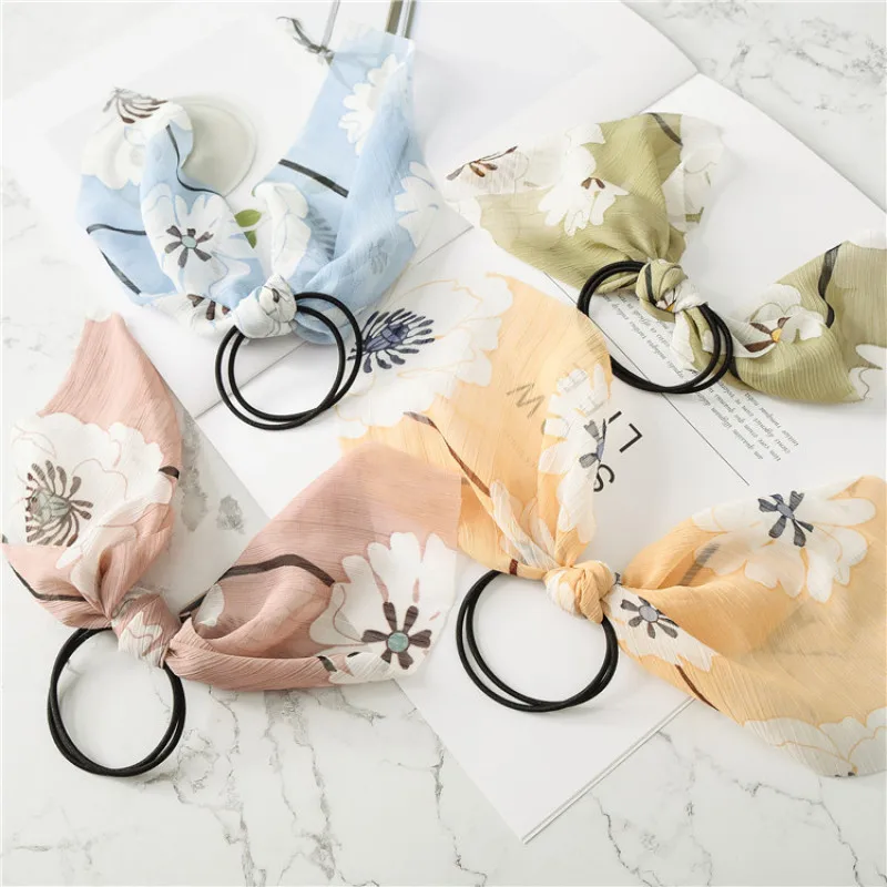 2019 Fashion Printing Rubber Bands Satin Bows Hair Band Rope Scrunchies Ponytail Holder Elastic Gum for Hair Accessories
2019 Fashion Printing Rubber Bands Satin Bows Hair Band Rope Scrunchies Ponytail Holder Elastic Gum for Hair Accessories