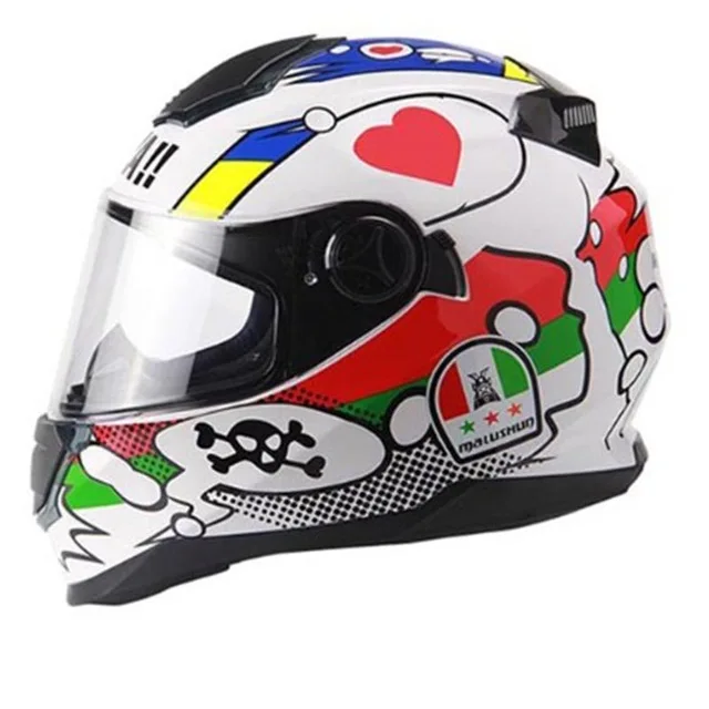 2018 malushun Motorcycle Double Lens Helmet Professional Racing Motocross Casque Moto Off-road Cartoon Children Women Helmet
2018 malushun Motorcycle Double Lens Helmet Professional Racing Motocross Casque Moto Off-road Cartoon Children Women Helmet