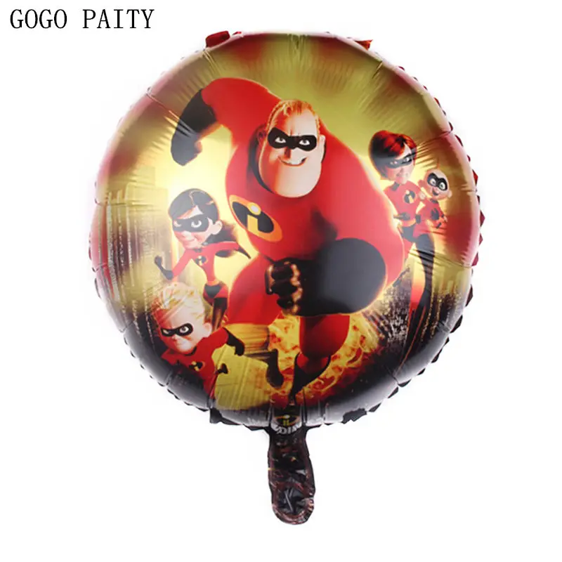 GOGO PAITY Новый 18 дюймовый Круглый Мультфильм Супермен алюминиевые воздушные шары