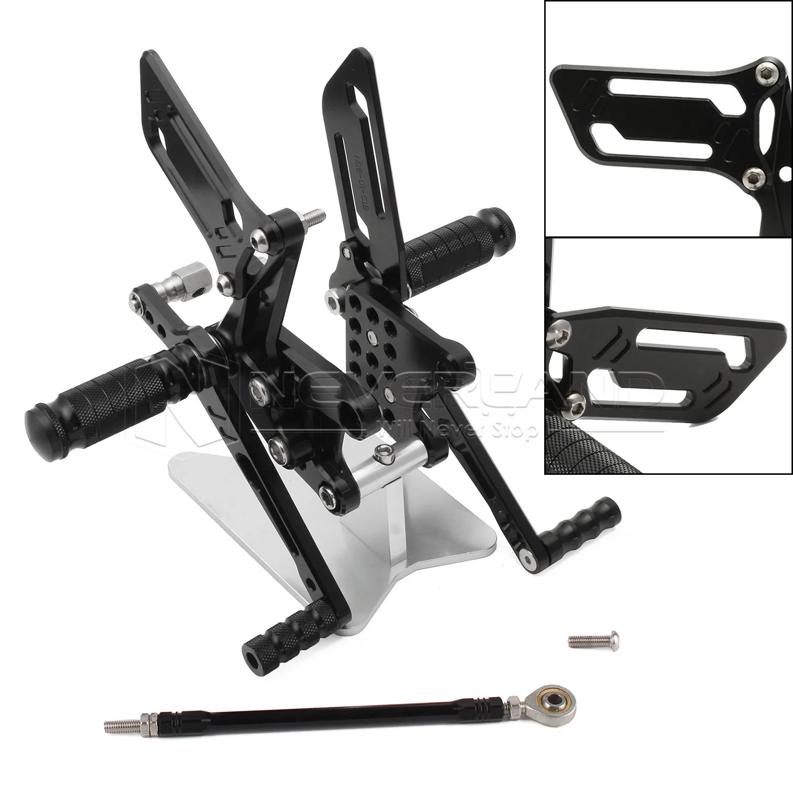 Black CNC Adjustable Rear Sets Rearset Footrest Foot Rest Pegs For Suzuki GSXR1000 GSXR 1000 2000 2001 2002 2003 2004
Black CNC Adjustable Rear Sets Rearset Footrest Foot Rest Pegs For Suzuki GSXR1000 GSXR 1000 2000 2001 2002 2003 2004