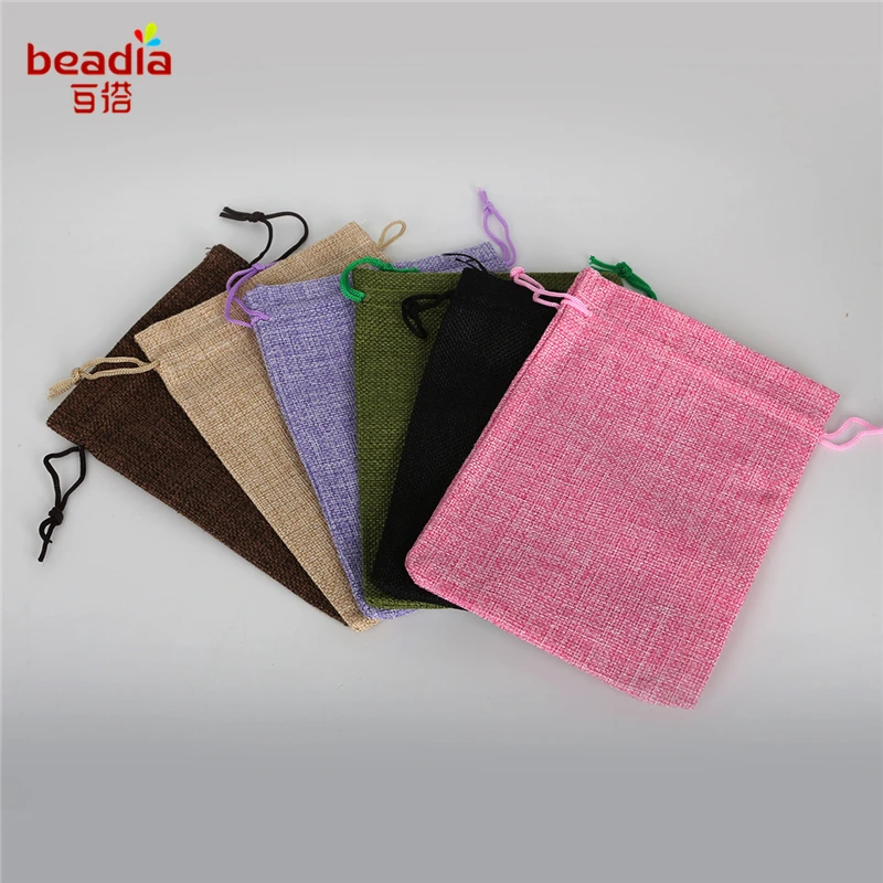 5pcs/Bag(13x18cm) Cotton Linen Pockets Cotton Drawstring Necklace Ring Jewelry Bag Wedding Birthday Christmas Gift Pouch Bag
5pcs/Bag(13x18cm) Cotton Linen Pockets Cotton Drawstring Necklace Ring Jewelry Bag Wedding Birthday Christmas Gift Pouch Bag