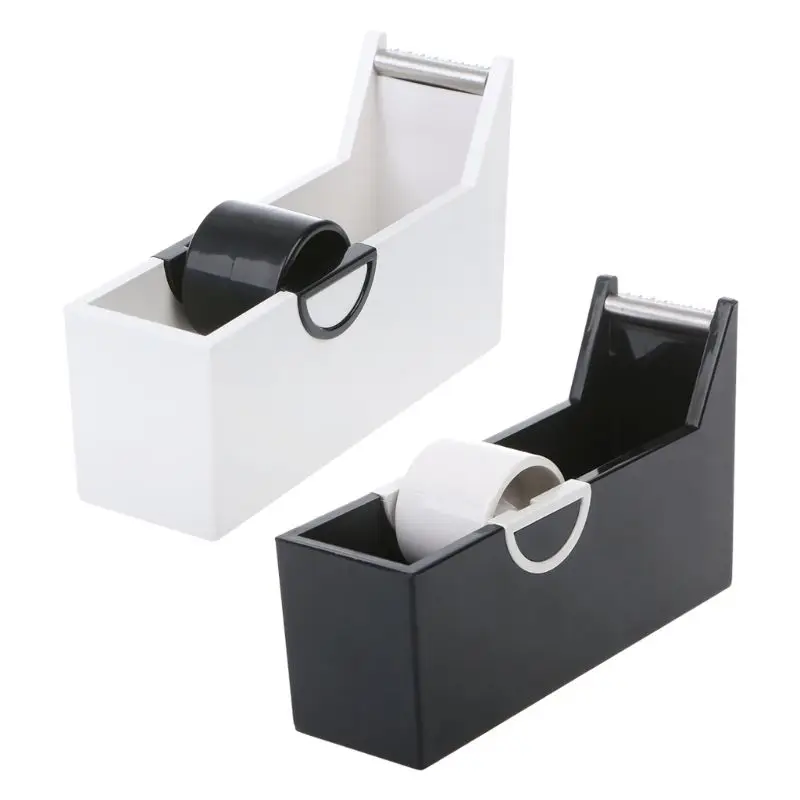Creative Plastic Desktop Adhesive Tape Dispenser Cutter Stand Holder Office School Supplies Stationery
Creative Plastic Desktop Adhesive Tape Dispenser Cutter Stand Holder Office School Supplies Stationery