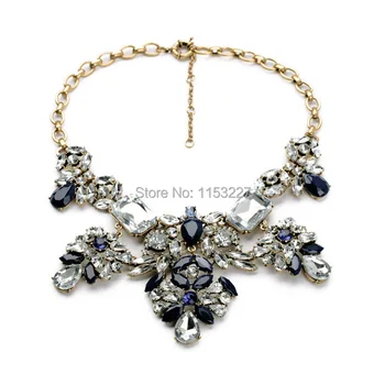 New Arrival Brand Deluxe Gold Chain Diamante Pendant Crystal Flower Ladies Exaggerated Necklace
New Arrival Brand Deluxe Gold Chain Diamante Pendant Crystal Flower Ladies Exaggerated Necklace