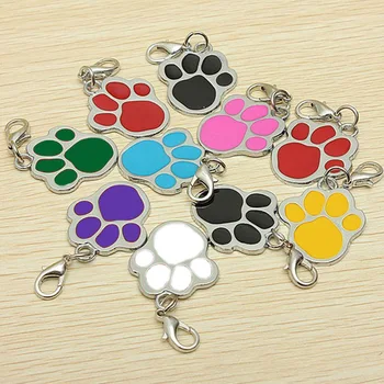 50pcs/lot Zinc Alloy Pet Tag Footprints Cat Dog ID Card Pet Collar Pendant Accessories
50pcs/lot Zinc Alloy Pet Tag Footprints Cat Dog ID Card Pet Collar Pendant Accessories