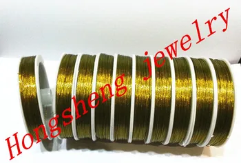 0.45MM Thickness gold color 10Rolls/lot Stainless Steel Tiger Tail Wire For Chunky Necklace ( 10m/rolls )
0.45MM Thickness gold color 10Rolls/lot Stainless Steel Tiger Tail Wire For Chunky Necklace ( 10m/rolls )