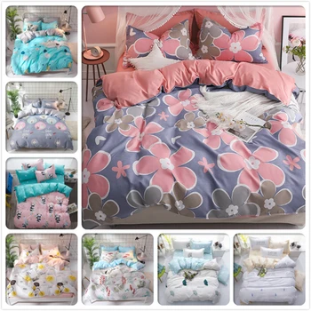Big Flower Pattern Duvet Cover Soft Cotton Bedding Set Child Single Twin Queen King Size 150x200 180x220 1.5m 1.8m 2m Bed Linens
Big Flower Pattern Duvet Cover Soft Cotton Bedding Set Child Single Twin Queen King Size 150x200 180x220 1.5m 1.8m 2m Bed Linens
