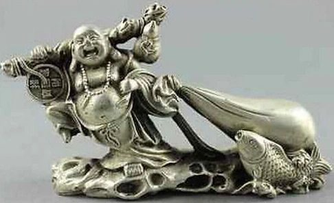 Fast ShippingCollectible Decorated Old Handwork Carving Buddha & Fish & Fiscal Statue
Fast ShippingCollectible Decorated Old Handwork Carving Buddha & Fish & Fiscal Statue