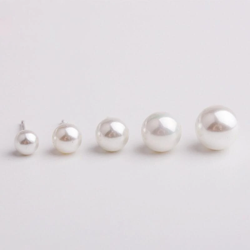 Fashion Women Natural Freshwater Pearl 925 Sterling Silver Earrings White Handmade Pearl Bridal Stud Earrings For Girls Gift
Fashion Women Natural Freshwater Pearl 925 Sterling Silver Earrings White Handmade Pearl Bridal Stud Earrings For Girls Gift