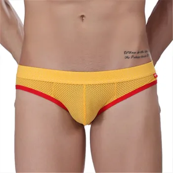 New Arrival Men's Underwear Men Sexy Briefs Holes Breathing Silky Underwear Low-waist Mens Briefs 7 Colors
New Arrival Men's Underwear Men Sexy Briefs Holes Breathing Silky Underwear Low-waist Mens Briefs 7 Colors