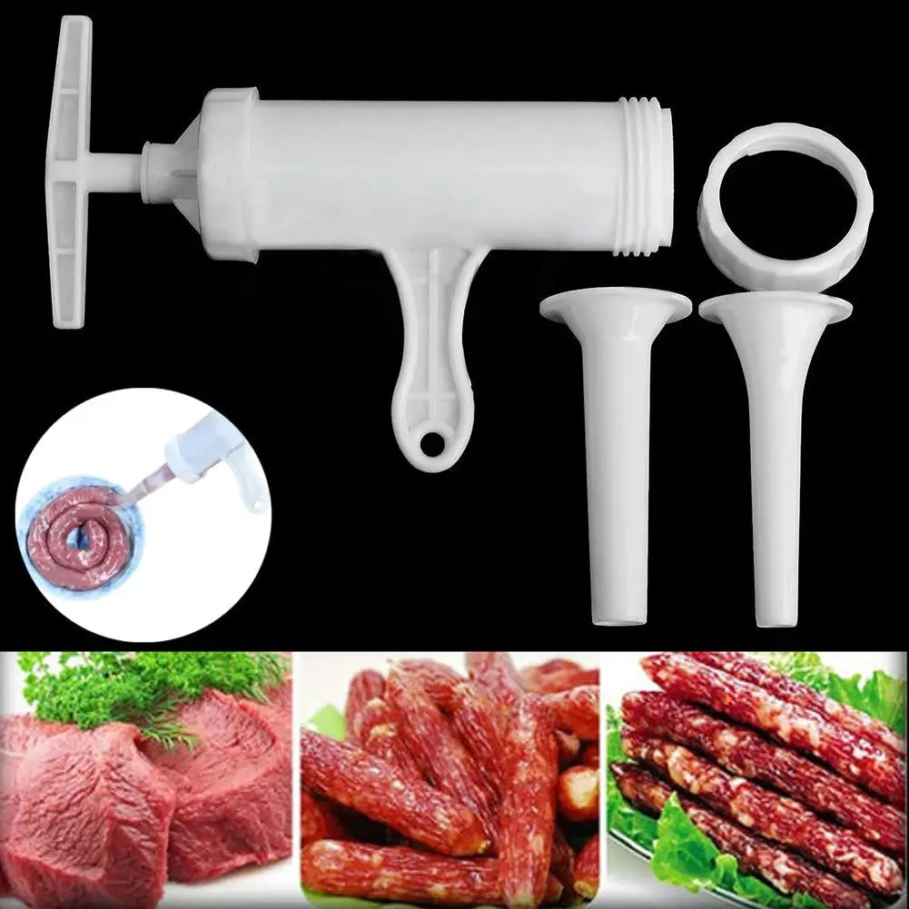 Plastic Sausage Stuffer Manual Meat Sausage Filler Stuffer & Fine/Rough Funnel Salami Maker Kitchen Machine 2019
Plastic Sausage Stuffer Manual Meat Sausage Filler Stuffer & Fine/Rough Funnel Salami Maker Kitchen Machine 2019