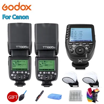 Godox TT685 TT685C Camera Flash Speedlite 2.4G Wireless TTL HSS + Xpro-C Transmitter Trigger For Canon 80D 800D 70D 700D 60D
Godox TT685 TT685C Camera Flash Speedlite 2.4G Wireless TTL HSS + Xpro-C Transmitter Trigger For Canon 80D 800D 70D 700D 60D