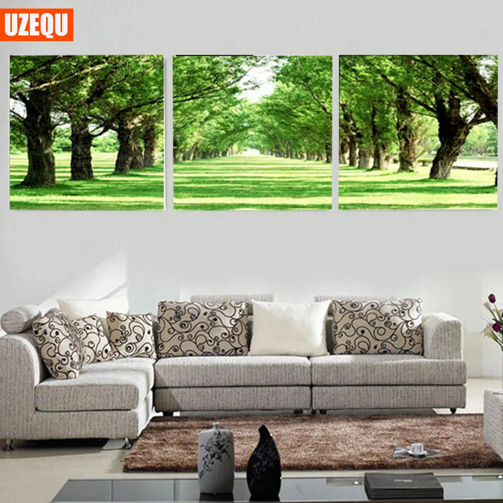 UzeQu Triptych Full Diamond Embroidery Tree Road 5D DIY Diamond Painting Cross Stitch Scenery Mosaic Pattern Rhinestones Crafts
UzeQu Triptych Full Diamond Embroidery Tree Road 5D DIY Diamond Painting Cross Stitch Scenery Mosaic Pattern Rhinestones Crafts