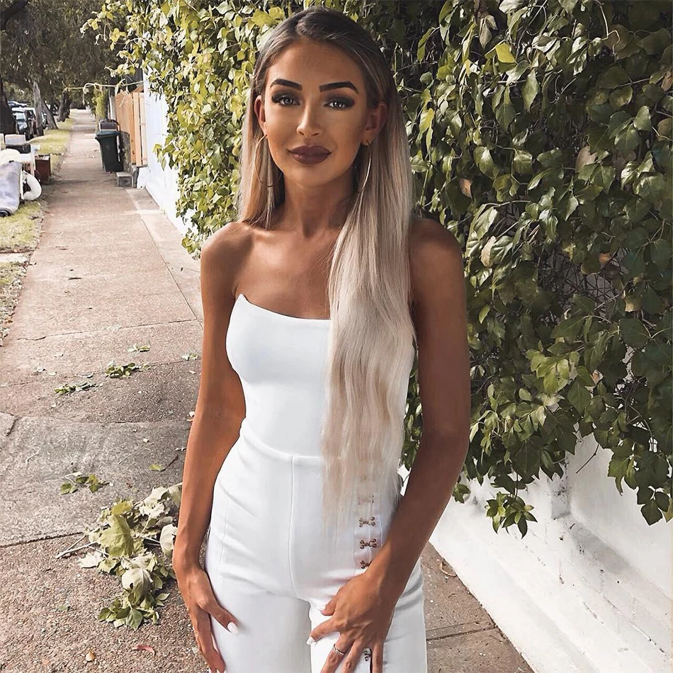 Adyce 2019 New Summer Women Bandage Jumpsuits Sexy White Sleeveless Strapless Bodycon Romper Jumpsuit Celebrity Runway Jumpsuits
Adyce 2019 New Summer Women Bandage Jumpsuits Sexy White Sleeveless Strapless Bodycon Romper Jumpsuit Celebrity Runway Jumpsuits