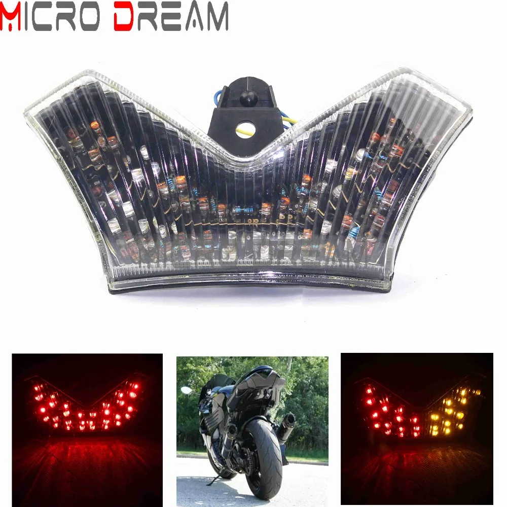 EURO Clear LED Taillights Motorcycle Turn Signals Lamp Red Brake Tail Light For Kawasaki ZX14 ZX14R ZZR1400 2006 2007 2008 2009
EURO Clear LED Taillights Motorcycle Turn Signals Lamp Red Brake Tail Light For Kawasaki ZX14 ZX14R ZZR1400 2006 2007 2008 2009