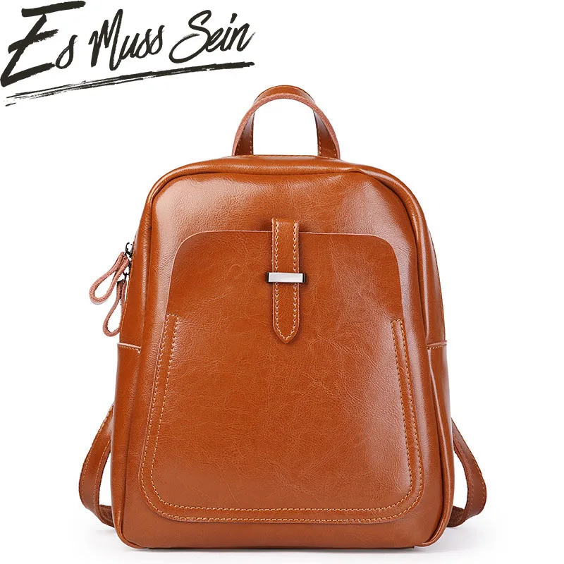 EsMussSein Luxury Solid Color Backpack Women Genuine Leather Thin School Bag Student Backpack Lady Women Bag Package Female Bag
EsMussSein Luxury Solid Color Backpack Women Genuine Leather Thin School Bag Student Backpack Lady Women Bag Package Female Bag