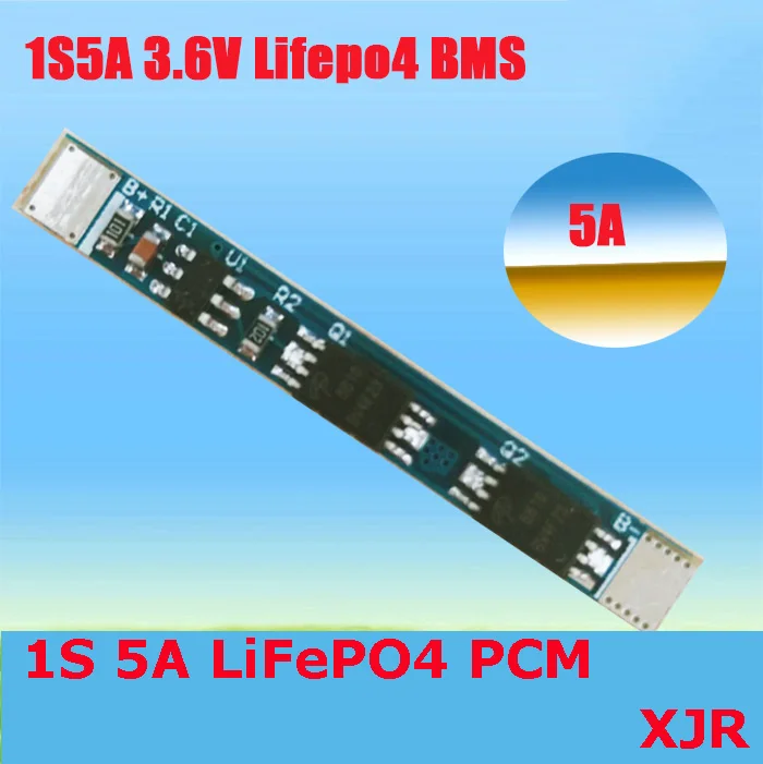 1S 5A 3.6V LiFePO4 BMS/PCM/PCB battery protection circuit board for 1 Packs 18650 Battery Cell
1S 5A 3.6V LiFePO4 BMS/PCM/PCB battery protection circuit board for 1 Packs 18650 Battery Cell