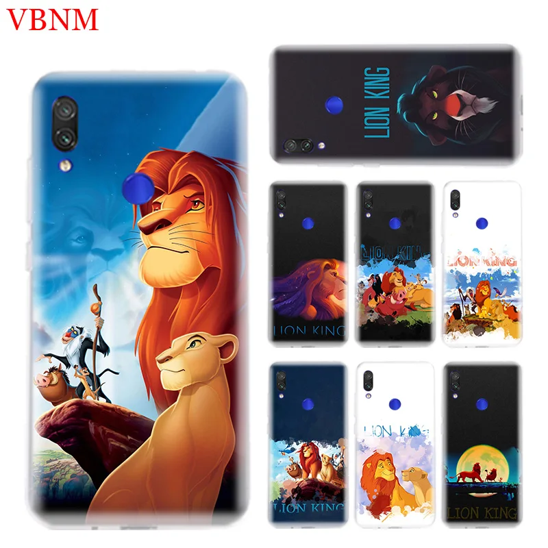 Фото Чехол для телефона Simba The King Lion Xiao mi Red S2 Y3 Y2 K20 Pro Note 7 S 6 5 4 4X Pocophone F1 9 8 A2 Lite Coque |