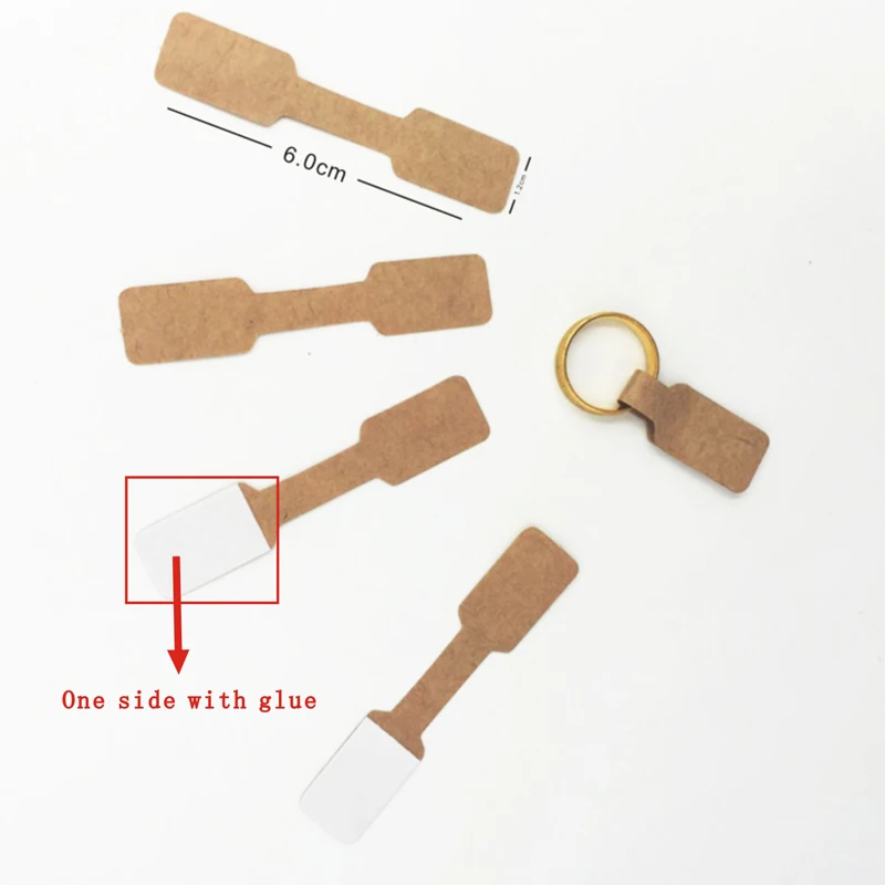 100pcs 1.2x6cm Brown White Paper Jewelry Display Card Labels Ring Sticker Hangtag Blank Paper Price Tag Labels Packaging H4036
100pcs 1.2x6cm Brown White Paper Jewelry Display Card Labels Ring Sticker Hangtag Blank Paper Price Tag Labels Packaging H4036
