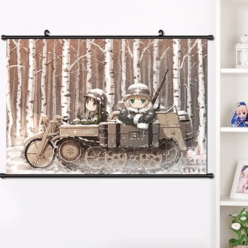 

Japan Anime Girls' Last Tour Yuuri Chito Cosplay Wall Scroll Mural Poster Wall Hang Poster Otaku Home Art Decor Collect 40*60cm