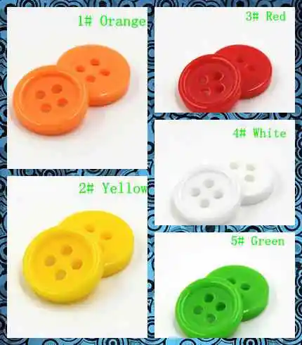 9MM Diameter 10 Optional colors Mixed Round Resin 4 Holes Buttons for Scrapbook craft Fashion Accessories 
9MM Diameter 10 Optional colors Mixed Round Resin 4 Holes Buttons for Scrapbook craft Fashion Accessories