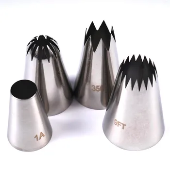4Pcs/set Large Cream Icing Piping Cake Nozzles Stainless Steel Cake Decorating Tools Baking Pastry Tips Dessert Decorators
4Pcs/set Large Cream Icing Piping Cake Nozzles Stainless Steel Cake Decorating Tools Baking Pastry Tips Dessert Decorators