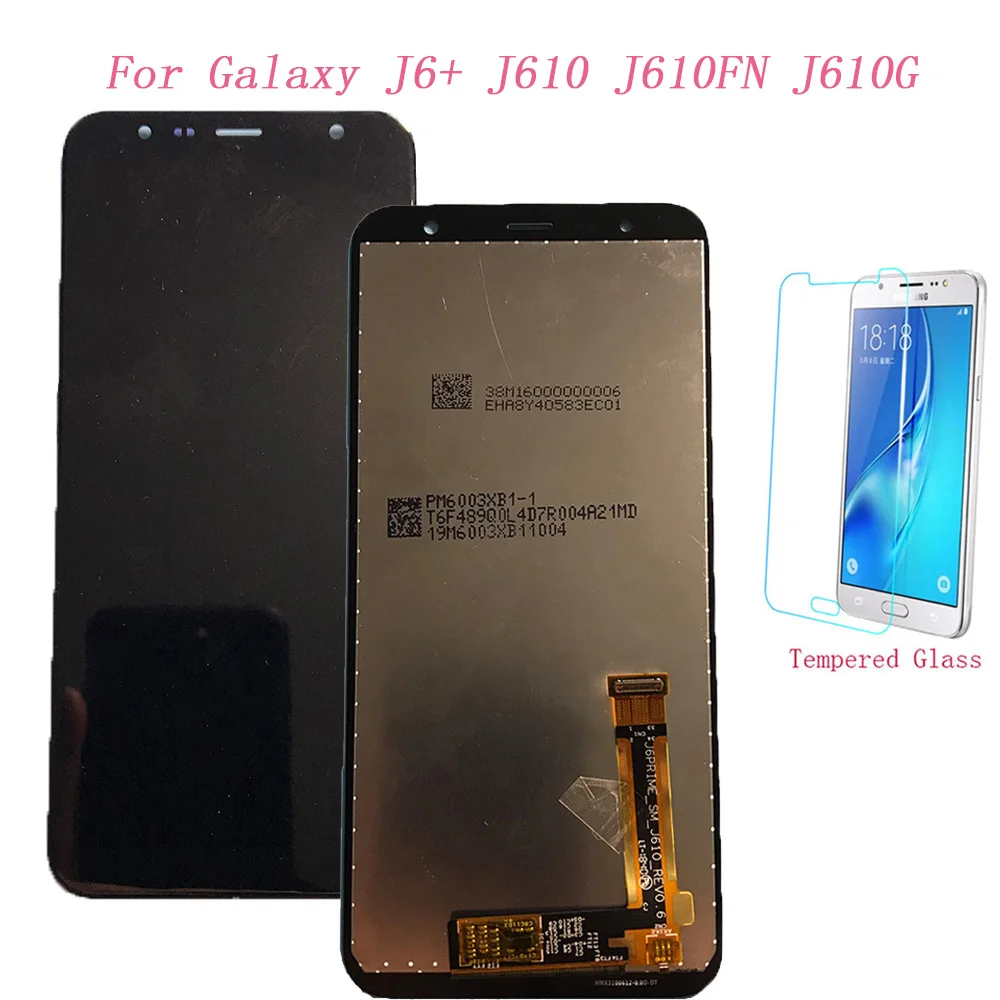 Test LCD Screen For Samsung Galaxy J6+ 2018 J610FN Touch Screen Digitizer LCD Display For Samsung J610 J610G J610F J6+ Assembly
Test LCD Screen For Samsung Galaxy J6+ 2018 J610FN Touch Screen Digitizer LCD Display For Samsung J610 J610G J610F J6+ Assembly