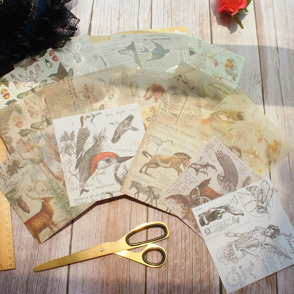 15 Sheets DIY 15 Style 13*13cm Gold Forest Deer Butterfly Bird Fox Design Craft Paper Scrapbooking Creative Paper Gift Use
15 Sheets DIY 15 Style 13*13cm Gold Forest Deer Butterfly Bird Fox Design Craft Paper Scrapbooking Creative Paper Gift Use