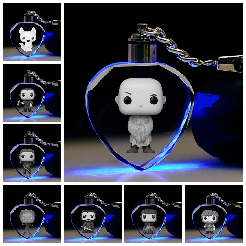 IVYYE Game Thrones Heart Shape Anime LED Key Chains Figure Keyring Crystal Toy Keychain Light Keyholder Unisex Gifts NEW
IVYYE Game Thrones Heart Shape Anime LED Key Chains Figure Keyring Crystal Toy Keychain Light Keyholder Unisex Gifts NEW