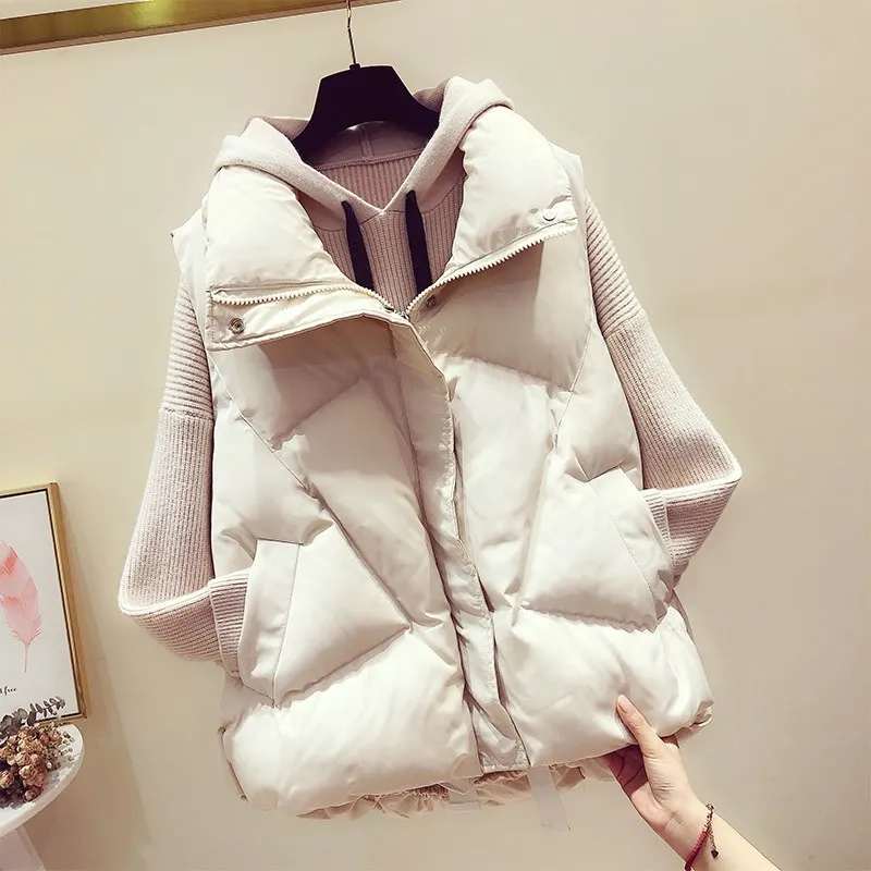2019 Casual Solid Breasted Cotton Vest coat Women Windproof Sleeveless Waistcoat Warm Jackets vest female
2019 Casual Solid Breasted Cotton Vest coat Women Windproof Sleeveless Waistcoat Warm Jackets vest female