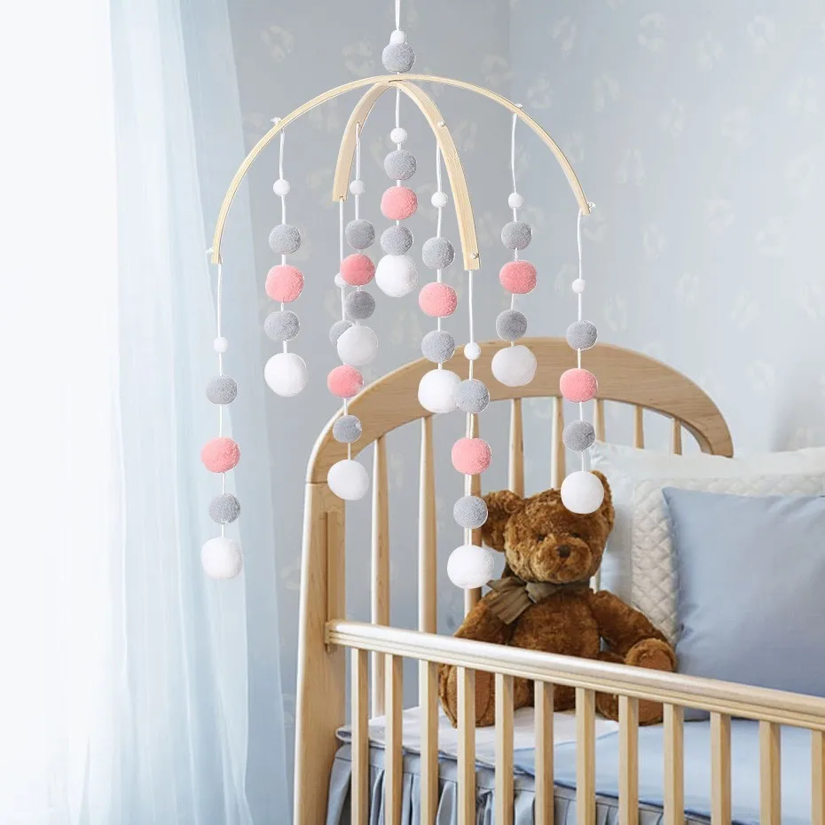 Nordic Wind Crib Neonatal Wind chime baby Toys With Fluffy Beads Tent Decor For Kid Stuffed Birthday Gifts Room decoration
Nordic Wind Crib Neonatal Wind chime baby Toys With Fluffy Beads Tent Decor For Kid Stuffed Birthday Gifts Room decoration