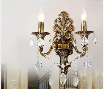 Modern Classical Antique Brass Wall Lamp E14 Brass Wall Sconce for Hotel With Crystal Shade Modern crystal wall lamp Lustre
Modern Classical Antique Brass Wall Lamp E14 Brass Wall Sconce for Hotel With Crystal Shade Modern crystal wall lamp Lustre