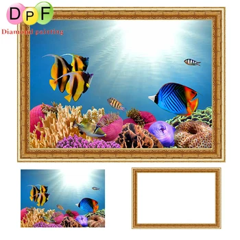 DPF Framed Diamond Embroidery round Diamond Painting Diamond Cross Stitch Rhinestone home Decoration painting The undersea world
DPF Framed Diamond Embroidery round Diamond Painting Diamond Cross Stitch Rhinestone home Decoration painting The undersea world