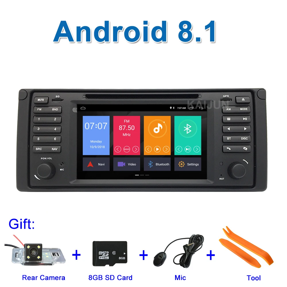 IPS screen Android 8.1 Car DVD Stereo Multimedia Player for BMW E39 M5 with Radio WiFi BT GPS
IPS screen Android 8.1 Car DVD Stereo Multimedia Player for BMW E39 M5 with Radio WiFi BT GPS