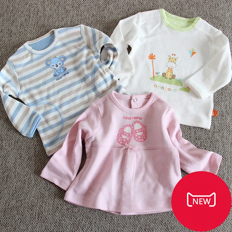 Baby newborn boys and girls t-shirt round neck stripes baby kids clothes long sleeves tops 100% cotton back opening tee shirt
Baby newborn boys and girls t-shirt round neck stripes baby kids clothes long sleeves tops 100% cotton back opening tee shirt