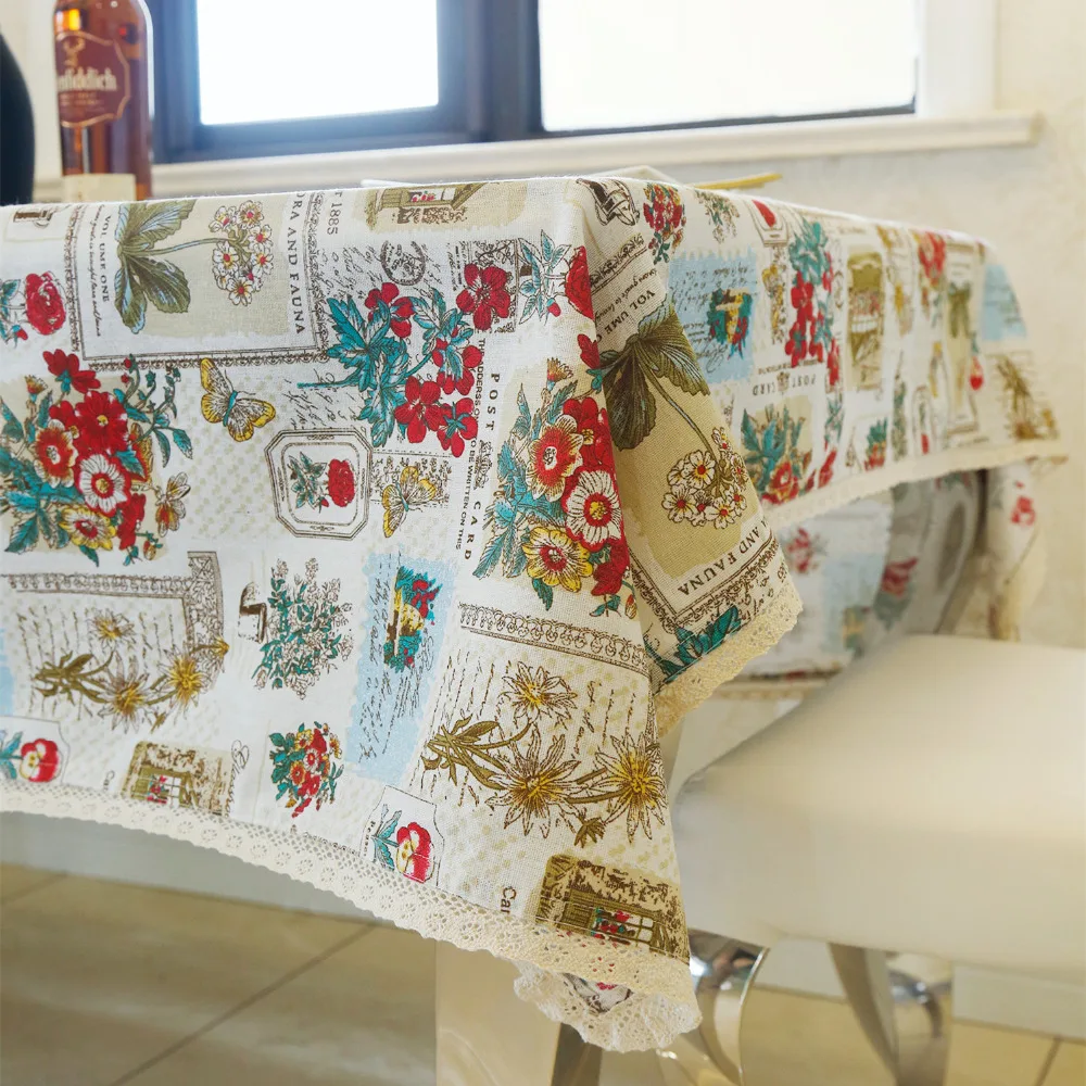Latest European Flowers Tablecloth Cotton Linen Dinner Table Cloth Insect Macrame Decoration Lacy Table Cover Pastoral Washable
Latest European Flowers Tablecloth Cotton Linen Dinner Table Cloth Insect Macrame Decoration Lacy Table Cover Pastoral Washable