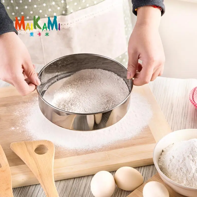 MAIKAMI 1pcs Kitchen Stainless Steel Flour Tea Strainer Mesh Colander Sieve Filter Sifter DIY Tools
MAIKAMI 1pcs Kitchen Stainless Steel Flour Tea Strainer Mesh Colander Sieve Filter Sifter DIY Tools
