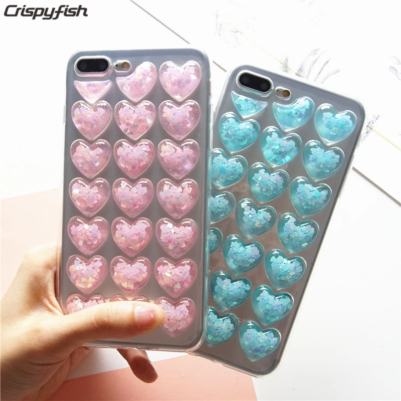 Crispyfish 3D Heart Cute Transparent Soft Case For iPhone 6 6s Plus TPU Silicone Cases Cover Skin For iPhone 7 7 8 Plus X Coque
Crispyfish 3D Heart Cute Transparent Soft Case For iPhone 6 6s Plus TPU Silicone Cases Cover Skin For iPhone 7 7 8 Plus X Coque
