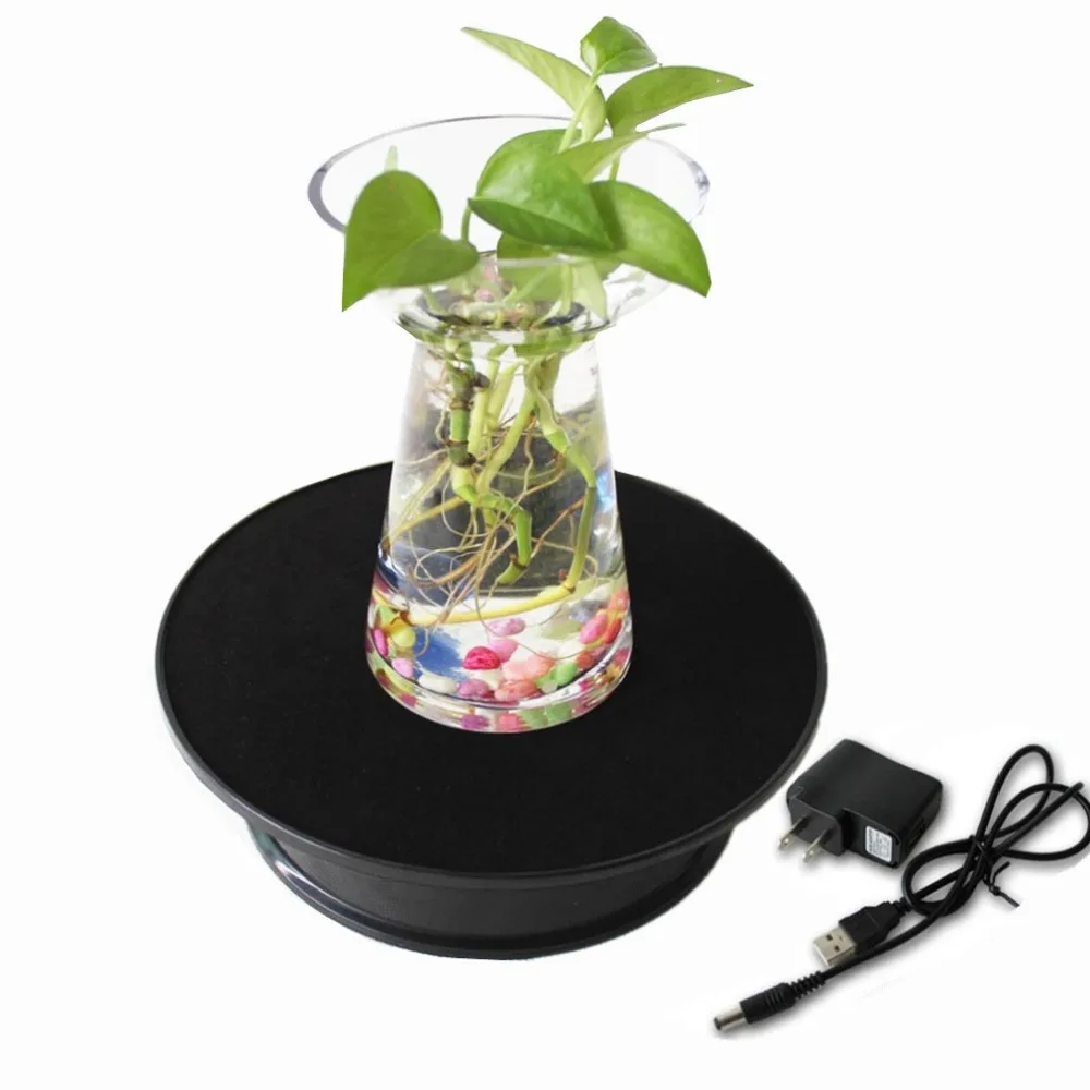 Black Velvet Top Electric Motorized Rotating Display Turntable for Model Jewelry Hobby Collectible Home - With 110v Ac Adapter
Black Velvet Top Electric Motorized Rotating Display Turntable for Model Jewelry Hobby Collectible Home - With 110v Ac Adapter