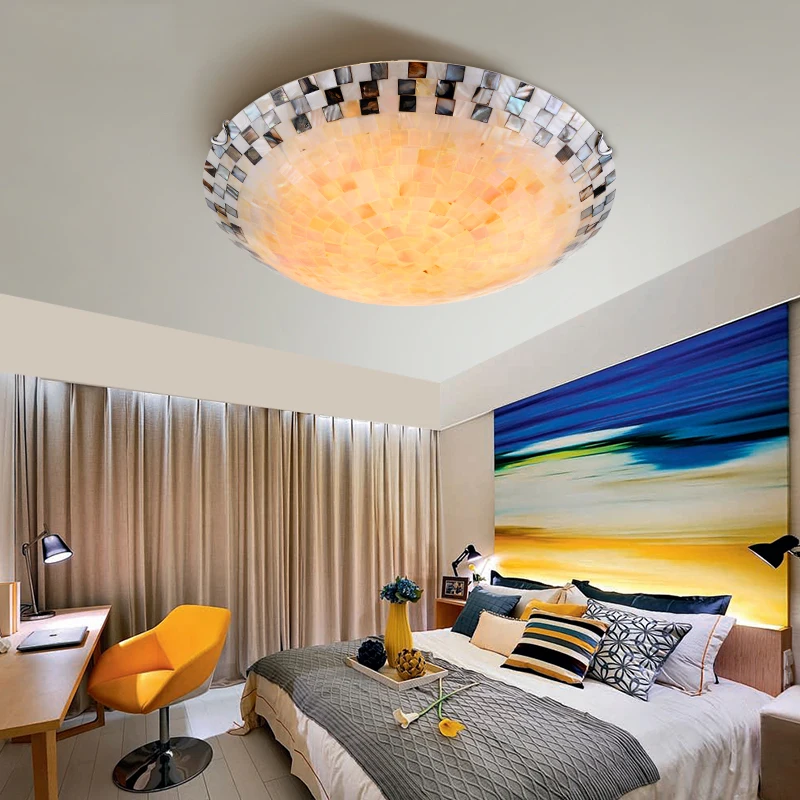 Ceiling Light LED Abajur Luminaria teto Mosaic Seashell LED Ceiling Lamps Decoration for Home Lighting
Ceiling Light LED Abajur Luminaria teto Mosaic Seashell LED Ceiling Lamps Decoration for Home Lighting