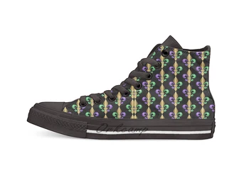 Purple Green and Gold Fleur de Lis Symbol Casual High Top Canvas shoes sneakers Light Walking Shoes
Purple Green and Gold Fleur de Lis Symbol Casual High Top Canvas shoes sneakers Light Walking Shoes