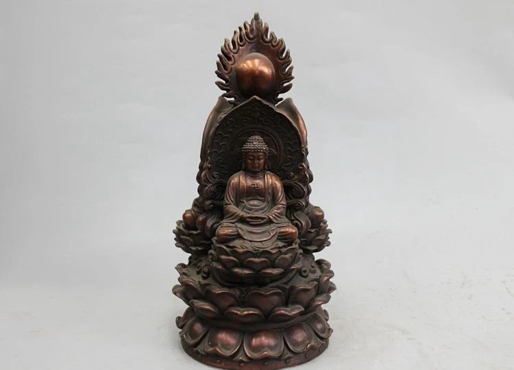 

Tibet Bronze Copper lotus Sakyamuni Jizo Ksitigarbha Kwan-Yin Buddha Statue set a 0518