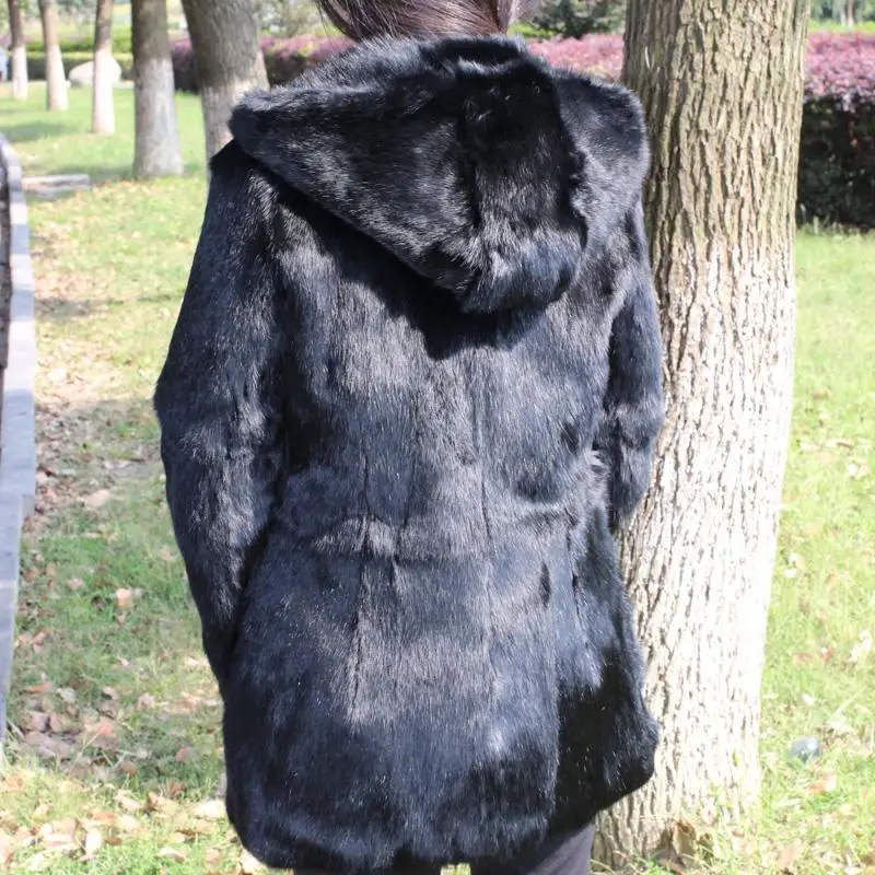 Whole skin natural real rabbit fur coat hooded long-sleeved and long sections 2018 winter new jacket coat female outerwear coats
Whole skin natural real rabbit fur coat hooded long-sleeved and long sections 2018 winter new jacket coat female outerwear coats