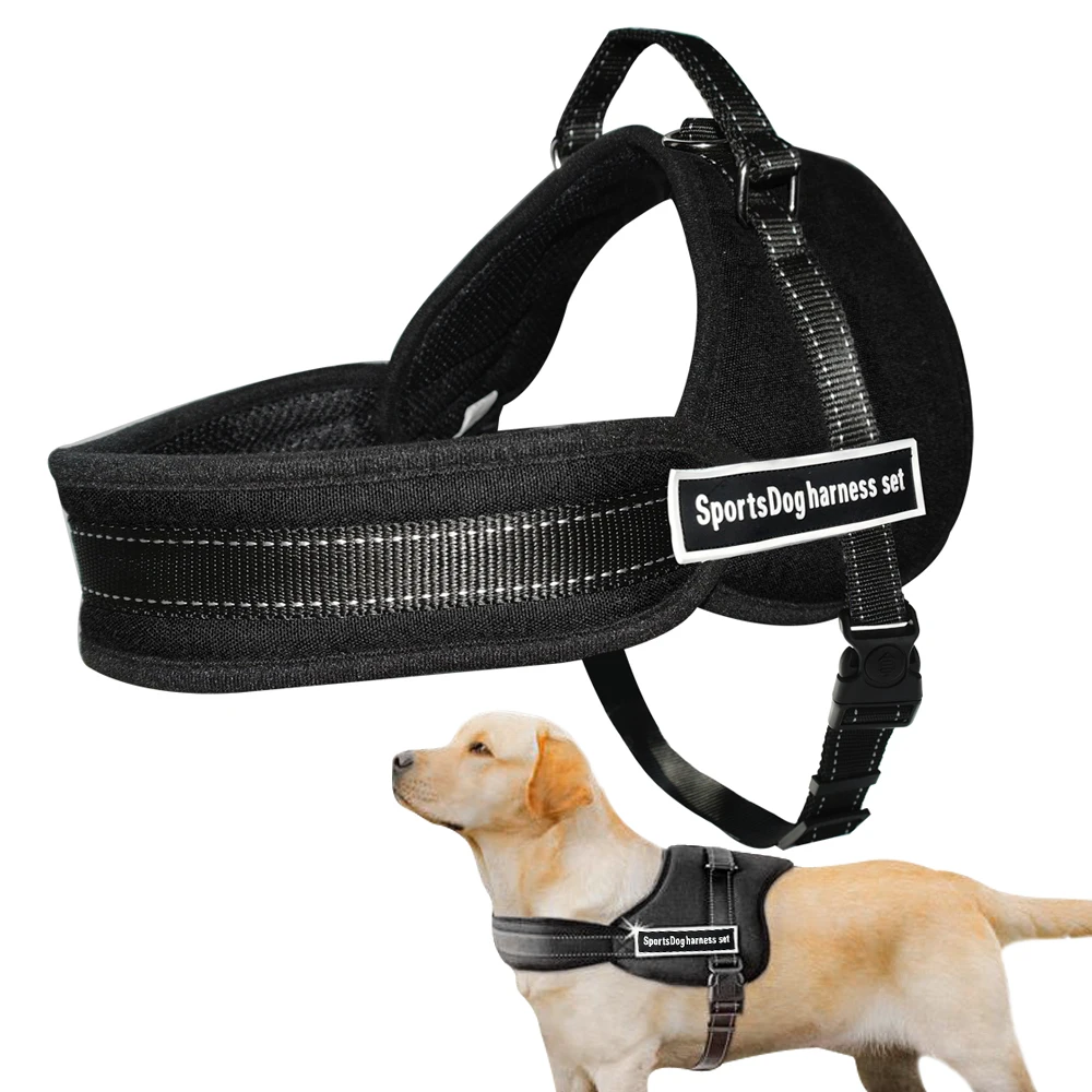 Dog Harness Nylon Soft Padded No Pull Dog Harness for Medium Large Dogs Handle Sport Harnesses Pitbull Pet Accessories S M L 
Dog Harness Nylon Soft Padded No Pull Dog Harness for Medium Large Dogs Handle Sport Harnesses Pitbull Pet Accessories S M L