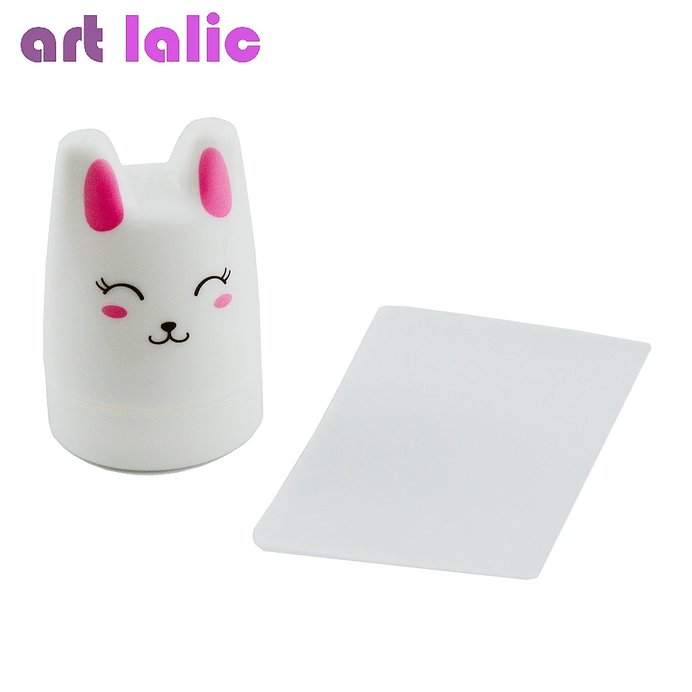 1 Set Cute White Rabbit Soft Silicone Print Template for Nail Stamp Plates with Nail Scraper DIY Nail Art Stamping Tool
1 Set Cute White Rabbit Soft Silicone Print Template for Nail Stamp Plates with Nail Scraper DIY Nail Art Stamping Tool