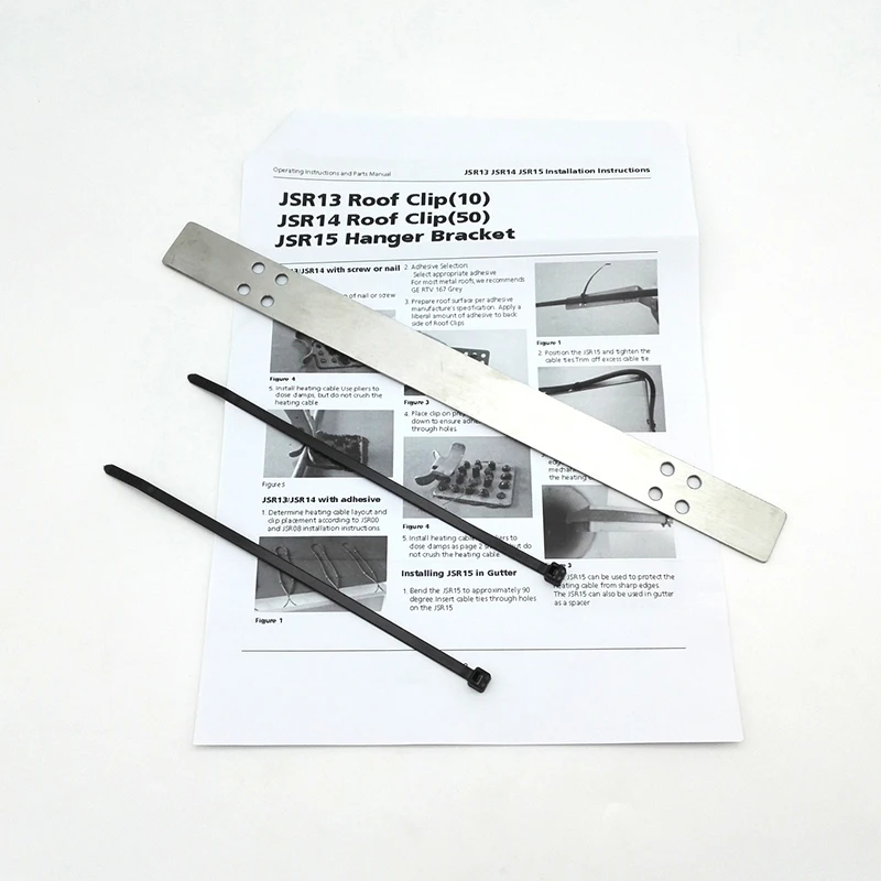 SS304 High Quality Downspout Freeze Protection Gutter and Roof Deicing JSR15 Hanger Bracket 1 piece
SS304 High Quality Downspout Freeze Protection Gutter and Roof Deicing JSR15 Hanger Bracket 1 piece