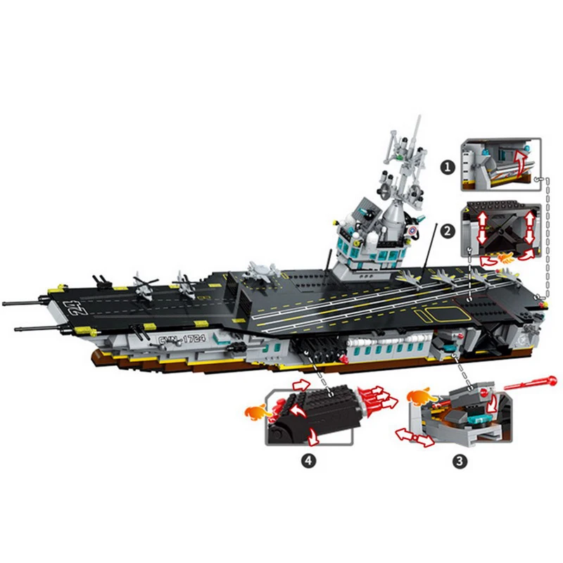 Military War Tactical Espionage Aircrafted Carrier Model Building Block Assemble Set Toys For Children Compatible LegoLYING City
Military War Tactical Espionage Aircrafted Carrier Model Building Block Assemble Set Toys For Children Compatible LegoLYING City