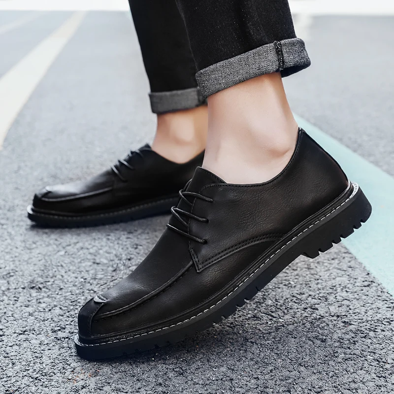 Men Casual Shoes outdoor lace up sewing Men Loafers Luxury Brand Sneakers Leather Male Boat Shoes Flat Sneakers fashion Shoes L5
Men Casual Shoes outdoor lace up sewing Men Loafers Luxury Brand Sneakers Leather Male Boat Shoes Flat Sneakers fashion Shoes L5
